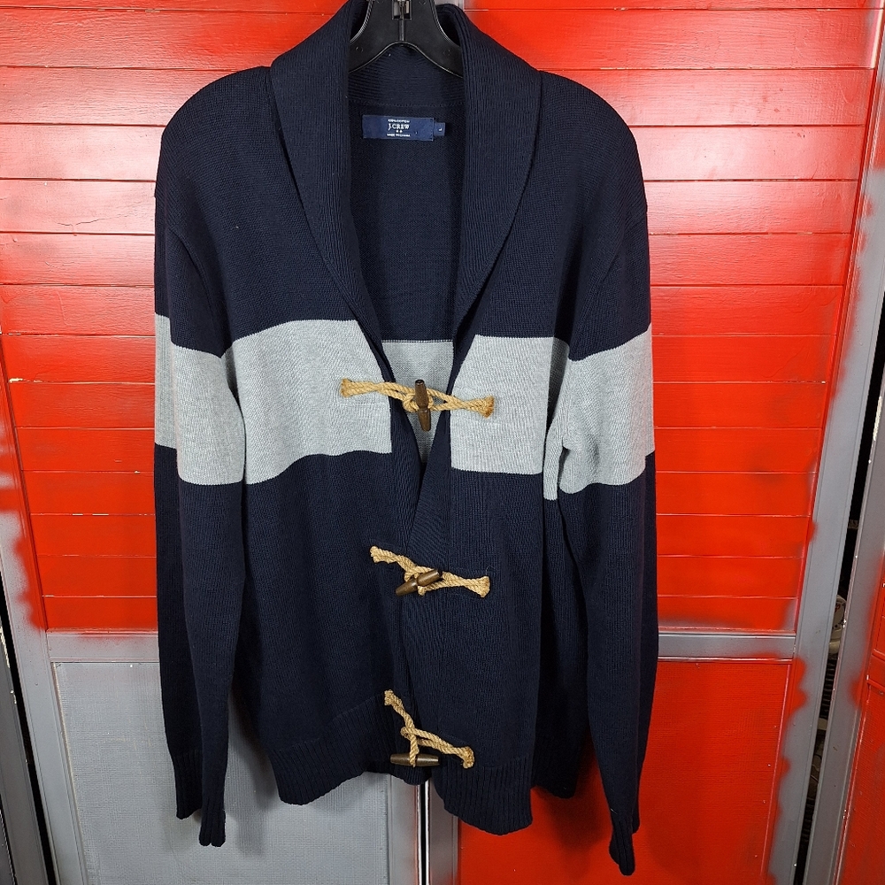 J. CREW mens cardigan size Large
